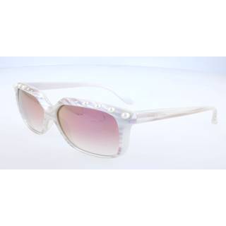 Italia Independent II 0919 001.GLS 57 Solbriller Kvinder Hvid - White - 57mm