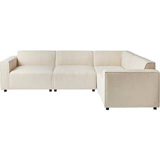 GRO modul hjørnesofa - hvid plys