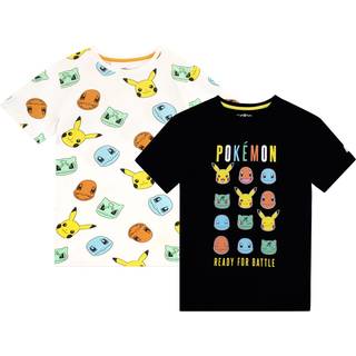 Character Character Green Pokémon 2 Multipack Short Sleeve 100% Cotton T-Shirt