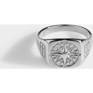 Northern Legacy Compass Signature Ring Silver