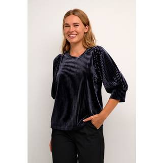 Kaffe KAcaca Bluse - Blå - Str XS - Damer