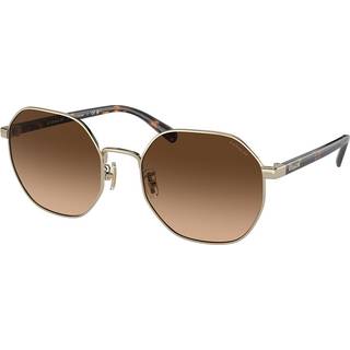 Coach HC7147 CH556 Asian Fit 900574 56 Solbriller Kvinder Guld - Pale Gold - 56mm