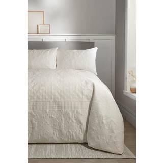 Serene Serene Natural Avery Stripe So Soft Duvet Cover Set