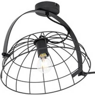Industriel loftslampe sort 35 cm justerbar - Hanze