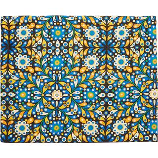 La DoubleJ Table Linens - 'Confetti Blu' tablemat, set of two in Blue 100% LINEN