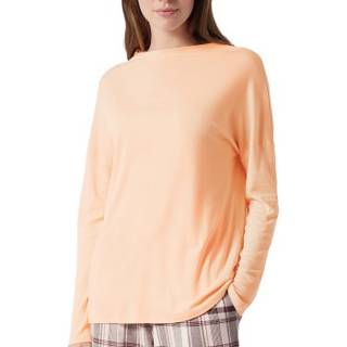 Schiesser Mix and Relax Long Interlock Shirt - Apricot - 44