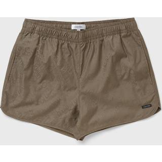 Calvin Klein Swimwear Herren Badeshorts grün Mikrofaser unifarben