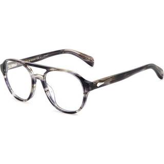 Rag & Bone RNB7049/G Asian Fit 33Z 51 Briller Mænd Grå - Grey Black Horn - 51mm