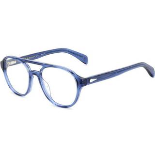 Rag & Bone RNB7049/G Asian Fit PJP 51 Briller Mænd Blue - Transparent Blue - 51mm