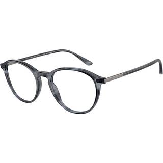 Giorgio Armani AR7237 5986 51 Briller Mænd Blue - Transparent Blue Striped - 51mm