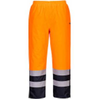 Hi-Vis vinterbukser - Orange/Marine (Størrelse: M)