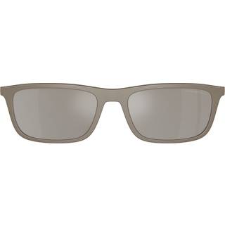 Emporio Armani EA4160C Clip-On Only 54376G 55 Solbriller Mænd Brun - Matte Brown - 55mm