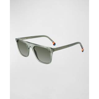Paul Smith PSSN027 Cavendish 004 51 Solbriller Mænd Brun - Khaki Transparent - 51mm