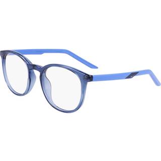 Nike Unisex NIKE 5545 413 Optiske stel Plast Blå Rund