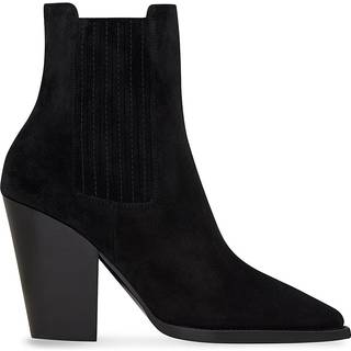 Saint Laurent Theo 95 suede ankle boots - black - EU 36