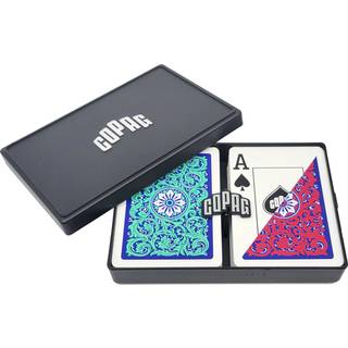 Copag 100% Plastic Poker Rød/Grøn, Neoteric Double Deck