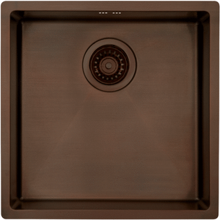 Lavabo Kubus 400 Soft Køkkenvask 44x44 cm i bruneret messing (patinere ved brug)