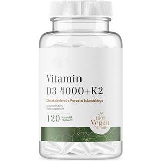 D3-vitamin og K2-vitamin (120 kapsler)