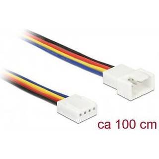 Delock Forlængerkabel PWM Ventilatortilslutning 4-benet 100cm