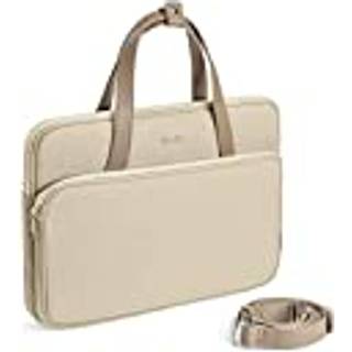 Tomtoc Premium H22 skuldertaske (Macbook Pro 14) - Beige