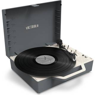 Victrola VSC-725SB Re-Spin Kuffert Pladespiller Grey