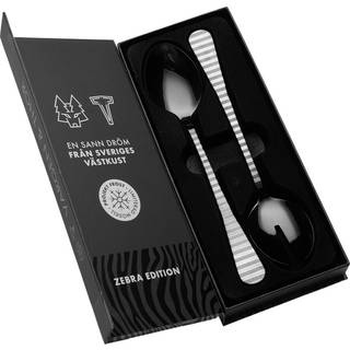 Vargen & Thor Zebra salatbestik 2-pak Zebramønster