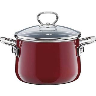 Riess Nouvelle Rosso extra stark Fleischtopf 16 cm / 2,0 L - Emaille - Rot