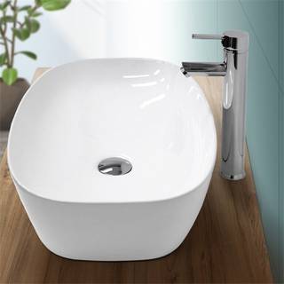 Keramisk håndvask til bordplade 605 x 380 mm