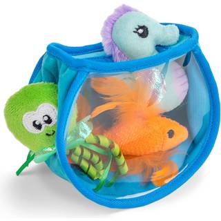 Catstages skjul og s?g fisk sk?l interaktivt kattepusl? leget?j