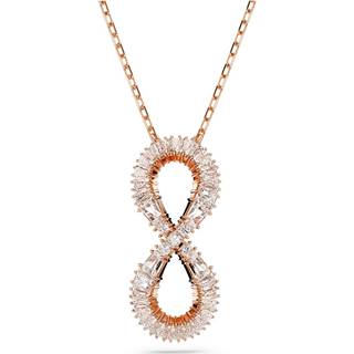 Hyperbola Anhänger, Unendlichkeit, Weiß, Roségold-Legierungsschicht