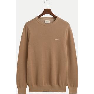 GANT Herre Crewneck sweater af bomuldspiqué (XXL)