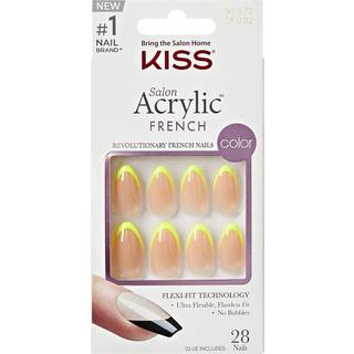 KISS Acrylic French Color kunstige negle Hype 28 stk. - 28 stk.