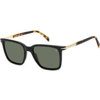 DAVID BECKHAM Mand DB 1130/S WR7/O7 Solbriller Acetat Havana/Sort Grøn Firkantet Antiblænding