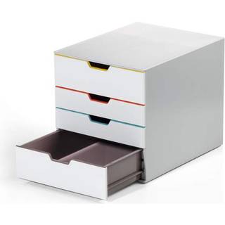 Durable Varicolor skuffekabinet med 4 skuffer i mix farver