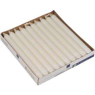 Gastro Svanemærket kronelys 9 timer 24 cm hvid