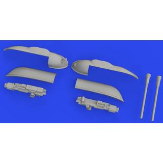 Bf 109F/G/K gun pods PRINT 1/72 EDUARD