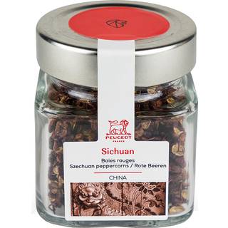Sæt med 4 poser Sichuan røde peberkorn, 4x10g, "Spices" - Peugeot