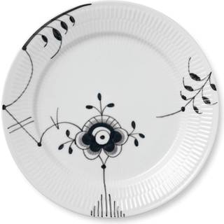 Royal Copenhagen Sort Mega Riflet tallerken - 27 cm - nr 6