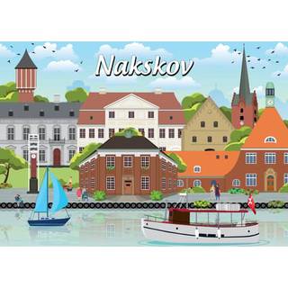 Danske byer: Nakskov, 1000 brikker
