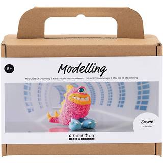 Mini DIY Kit: Byg Dit Eget Monster Freddy - Pink Neon