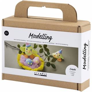 Mini DIY Kit til Modellering - Påskefamilie