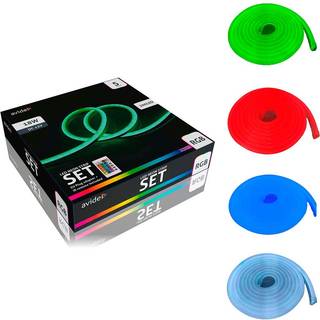 Neon LED Strip 12V | RGB | Fjernbetjening | 5m | IP67