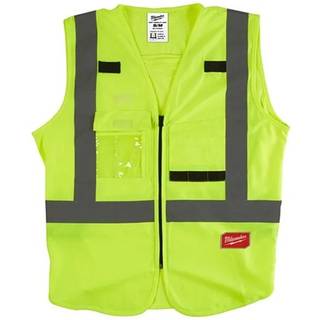 Milwaukee sikkerhedsvest Hi-vis gul, xxl 4932471891