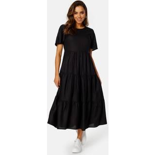 Butterfly Sleeve Viscose Midi Dress