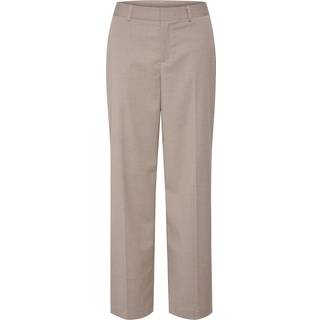 KAFFE Solena Bukser Brindle Chalk Stribet Brun-40