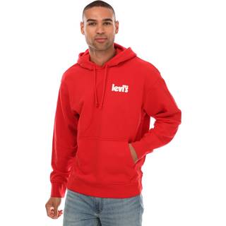 Levi's® Herren Hoodie rot unifarben