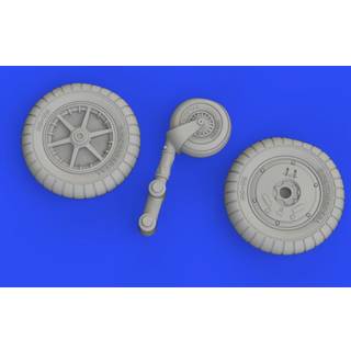 Bf 109G-4 wheels for EDUARD