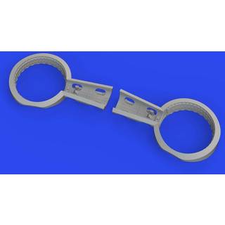Bf 109F wheel bays rounded PRINT 1/72 EDUARD