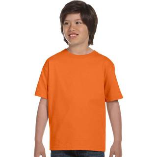 Hanes Boys' TAGLESS ComfortSoft Crewneck T-shirt X-Small Orange