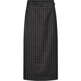 Co Couture ShimmerCC Pin Pencil Skirt Mid Grey 34108